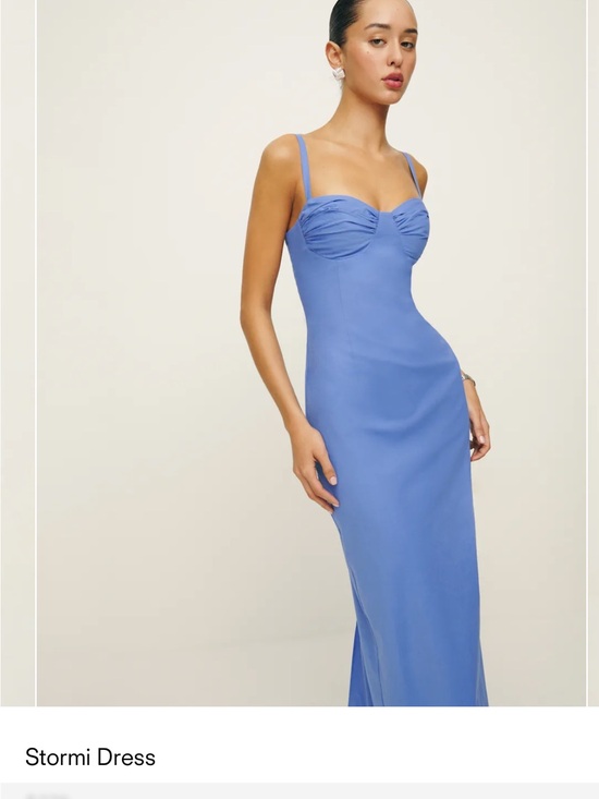 Reformation Dresses & Skirts - Reformation Periwinkle Blue Fitted Bustier Maxi Dress